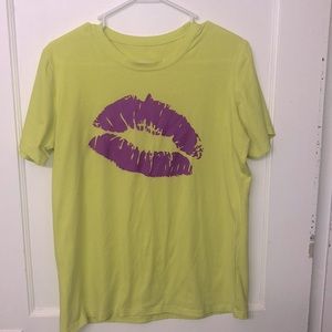 Large lips t-shirt